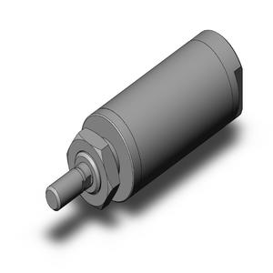 SMC VALVES NCDMB150-0100S Zylinder mit rundem Körper, 1.5 Zoll Größe, einfachwirkender Signalgeber | AM9ZYF