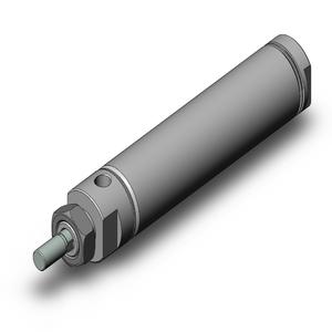 SMC VALVES NCDMB150-0450 Zylinder mit rundem Körper, 1.5 Zoll Größe, doppeltwirkender automatischer Umschalter | AM9ZYK