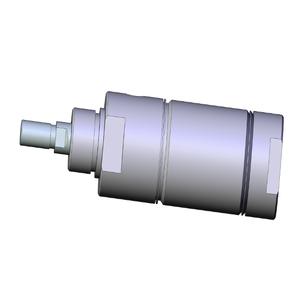 SMC VALVES NCDMB200-0100 Round Body Cylinder, 2.0 Inch Size, Double Acting Auto Switcher | AM8TBF