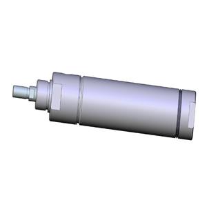SMC VALVES NCDMB200-0400C Round Body Cylinder, 2.0 Inch Size, Double Acting Auto Switcher | AM8EQG