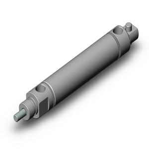 SMC VALVES NCDMC088-0250C Round Body Cylinder, 7/8 Inch Size, Double Acting Auto Switcher | AL9WYT