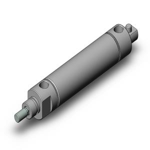 SMC VALVES NCDMC106-0250 Zylinder mit rundem Körper, 1 1/16 Zoll Größe, doppeltwirkender automatischer Umschalter | AM9ZZX