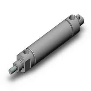 SMC VALVES NCDMC106-0250C Zylinder mit rundem Körper, 1 1/16 Zoll Größe, doppeltwirkender automatischer Umschalter | AM9ZZY