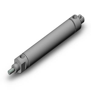 SMC VALVES NCDMC106-0450C Zylinder mit rundem Körper, Größe 1-1/16, doppeltwirkender automatischer Umschalter | AN6BTZ