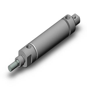 SMC VALVES NCDMC125-0250C Zylinder mit rundem Körper, 1.25 Zoll Größe, doppeltwirkender automatischer Umschalter | AN2AAE