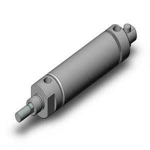 SMC VALVES NCDMC150-0300C Zylinder mit rundem Körper, 1.5 Zoll Größe, doppeltwirkender automatischer Umschalter | AM8BCP