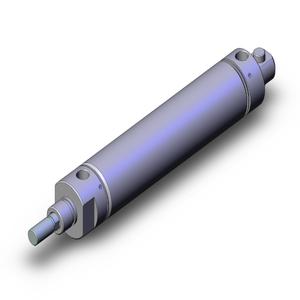 SMC VALVES NCDMC150-0500A Zylinder mit rundem Körper, Größe 1.5, doppeltwirkender automatischer Umschalter | AN7UMZ