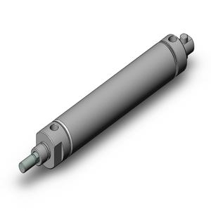 SMC VALVES NCDMC150-0600C Zylinder mit rundem Körper, 1.5 Zoll Größe, doppeltwirkender automatischer Umschalter | AM2HKK