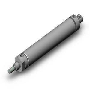 SMC VALVES NCDMC150-0700 Zylinder mit rundem Körper, 1.5 Zoll Größe, doppeltwirkender automatischer Umschalter | AL4PBA