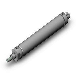 SMC VALVES NCDMC150-0800 Round Body Cylinder, 1.5 Inch Size, Double Acting Auto Switcher | AM8BCQ