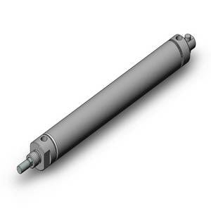 SMC VALVES NCDMC150-1000C Round Body Cylinder, 1.5 Inch Size, Double Acting Auto Switcher | AM2JZR