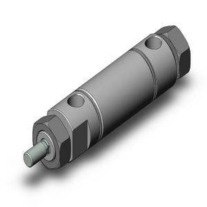 SMC VALVES NCDME106-0050C Round Body Cylinder, 1 1/16 Inch Size, Double Acting Auto Switcher | AL9ZTT