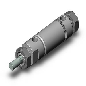 SMC VALVES NCDME125-0050C Zylinder mit rundem Körper, 1.25 Zoll Größe, doppeltwirkender automatischer Umschalter | AM8WJQ