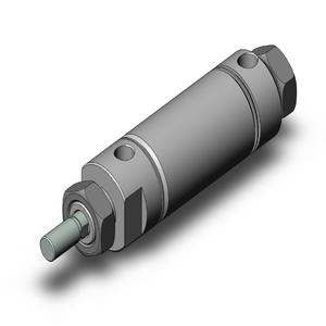 SMC VALVES NCDME150-0150 Zylinder mit rundem Körper, Größe 1.5, doppeltwirkender automatischer Umschalter | AN7ERC