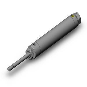 SMC VALVES NCDME150-0300CT Zylinder mit rundem Körper, Größe 1.5, einfachwirkender automatischer Umschalter | AP2YKG