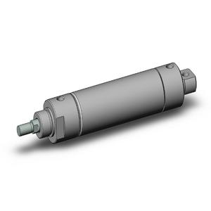 SMC VALVES NCDME200-0450-XC6 Round Body Cylinder, 2.0 Size, Double Acting Auto Switcher | AN7EGP