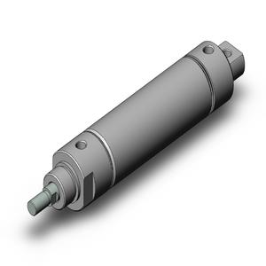 SMC VALVES NCDME200-0450 Zylinder mit rundem Körper, 2.0 Zoll Größe, doppeltwirkender automatischer Umschalter | AM9MMA