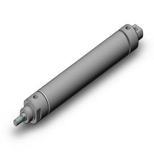 SMC VALVES NCDME200-1000 Zylinder mit rundem Körper, 2.0 Zoll Größe, doppeltwirkender automatischer Umschalter | AM3KKU