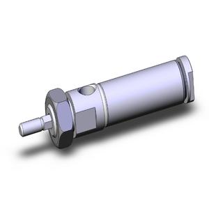 SMC VALVES NCDMKB075-0050 Zylinder mit rundem Körper, 75 Zoll Größe, nicht rotierender Signalgeber | AN2ADE