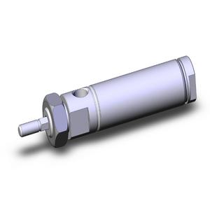 SMC VALVES NCDMKB088-0100C Round Body Cylinder, 7/8 Size, Non Rotary Auto Switcher | AN4AXJ