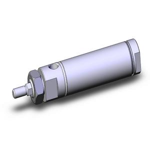SMC VALVES NCDMKB106-0150 Zylinder mit rundem Körper, 1 1/16 Zoll Größe, nicht rotierender Signalgeber | AN2ADH