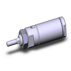 SMC VALVES NCDMKB150-0100 Round Body Cylinder, 1.5 Inch Size, Non Rotating Auto Switch | AM7KXT