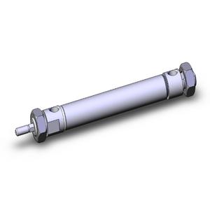 SMC VALVES NCDMKE075-0300 Zylinder mit rundem Körper, 75 Zoll Größe, nicht rotierender Signalgeber | AL9UWD