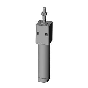 SMC VALVES NCDMR150-0200C Round Body Cylinder, 1.5 Inch Size, Double Acting Auto Switcher | AL9XKX