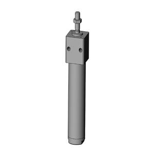 SMC VALVES NCDMR150-0400C Round Body Cylinder, 1.5 Inch Size, Double Acting Auto Switcher | AL9XKY
