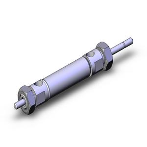 SMC VALVES NCDMW075-0100C Round Body Cylinder, .75 Inch Size, Double Rod Auto Switch | AL7FFL