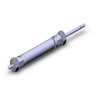 SMC VALVES NCDMW075-0200 Zylinder mit rundem Körper, Größe 75, automatische Doppelstangenumschaltung | AN2PNY