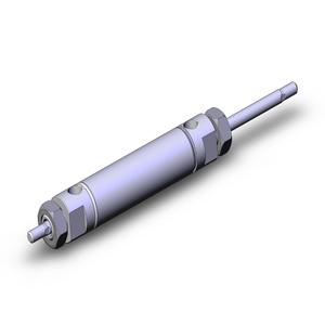 SMC VALVES NCDMW106-0200C Round Body Cylinder, 1 1/16 Inch Size, Double Rod Auto Switch | AL7FFM