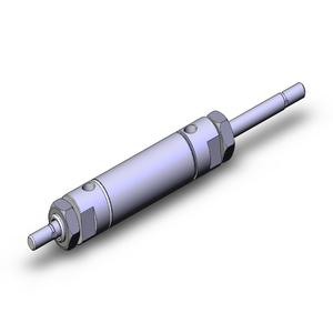 SMC VALVES NCDMW125-0200 Zylinder mit rundem Körper, 1.25 Zoll Größe, Doppelstangen-Autoschalter | AM7KYE