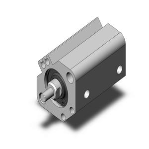 SMC VALVES NCDQ2A20-15DMZ Kompaktzylinder, 20 mm Größe, doppeltwirkender automatischer Umschalter | AN9CMR