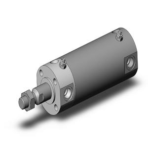SMC VALVES NCGBA40-0150 Zylinder mit rundem Körper, 40 mm Größe, doppeltwirkend | AM8RBH