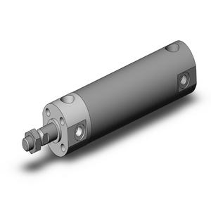 SMC VALVES NCGBN25-0200-XC6 Round Body Cylinder, 25 mm Size | AM2ZPZ