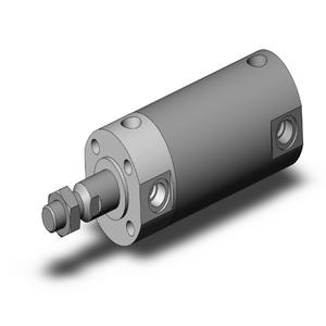 SMC VALVES NCGBN40-0100 Zylinder mit rundem Körper, 40 mm Größe, doppeltwirkend | AL8UUP