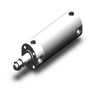 SMC VALVES NCGBN50-0300 Zylinder mit rundem Körper, 50 mm Größe, doppeltwirkend | AL7RVA