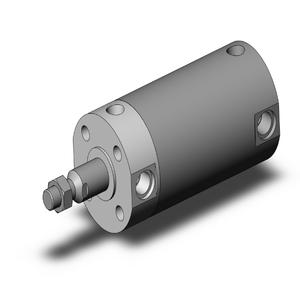 SMC VALVES NCGBN63-0200 Zylinder mit rundem Körper, 63 mm Größe, doppeltwirkend | AM4UMV