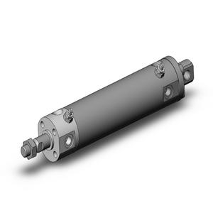 SMC VALVES NCGCA25-0250 Round Body Cylinder, 25 mm Size, Double Acting | AL8JFV
