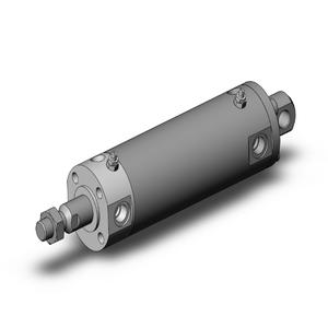 SMC VALVES NCGCA40-0250 Zylinder mit rundem Körper, 40 mm Größe, doppeltwirkend | AN7YJE