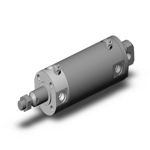 SMC VALVES NCGCA50-0200 Zylinder mit rundem Körper, 50 mm Größe, doppeltwirkend | AN2ALV