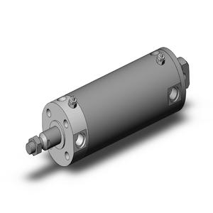 SMC VALVES NCGCA63-0400 Zylinder mit rundem Körper, 63 mm Größe, doppeltwirkend | AM7TJF