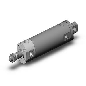 SMC VALVES NCGCN25-0150 Round Body Cylinder, 25 mm Size, Double Acting | AL9ZUW