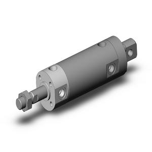 SMC VALVES NCGCN32-0100S Round Body Cylinder, 32 mm Size, Single Acting | AP2MDJ