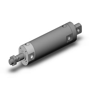 SMC VALVES NCGCN32-0250 Zylinder mit rundem Körper, 32 mm Größe, doppeltwirkend | AM8QYK