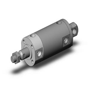 SMC VALVES NCGCN40-0050 Zylinder mit rundem Körper, 40 mm Größe, doppeltwirkend | AM2UEN