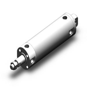 SMC VALVES NCGCN50-0400 Zylinder mit rundem Körper, 50 mm Größe, doppeltwirkend | AL7FHD