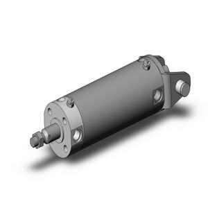 SMC VALVES NCGDA63-0400 Round Body Cylinder, 63 mm Size, Double Acting | AP2RZB