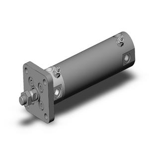 SMC VALVES NCGFA25-0200 Zylinder mit rundem Körper, 25 mm Größe, doppeltwirkend | AN9XHC